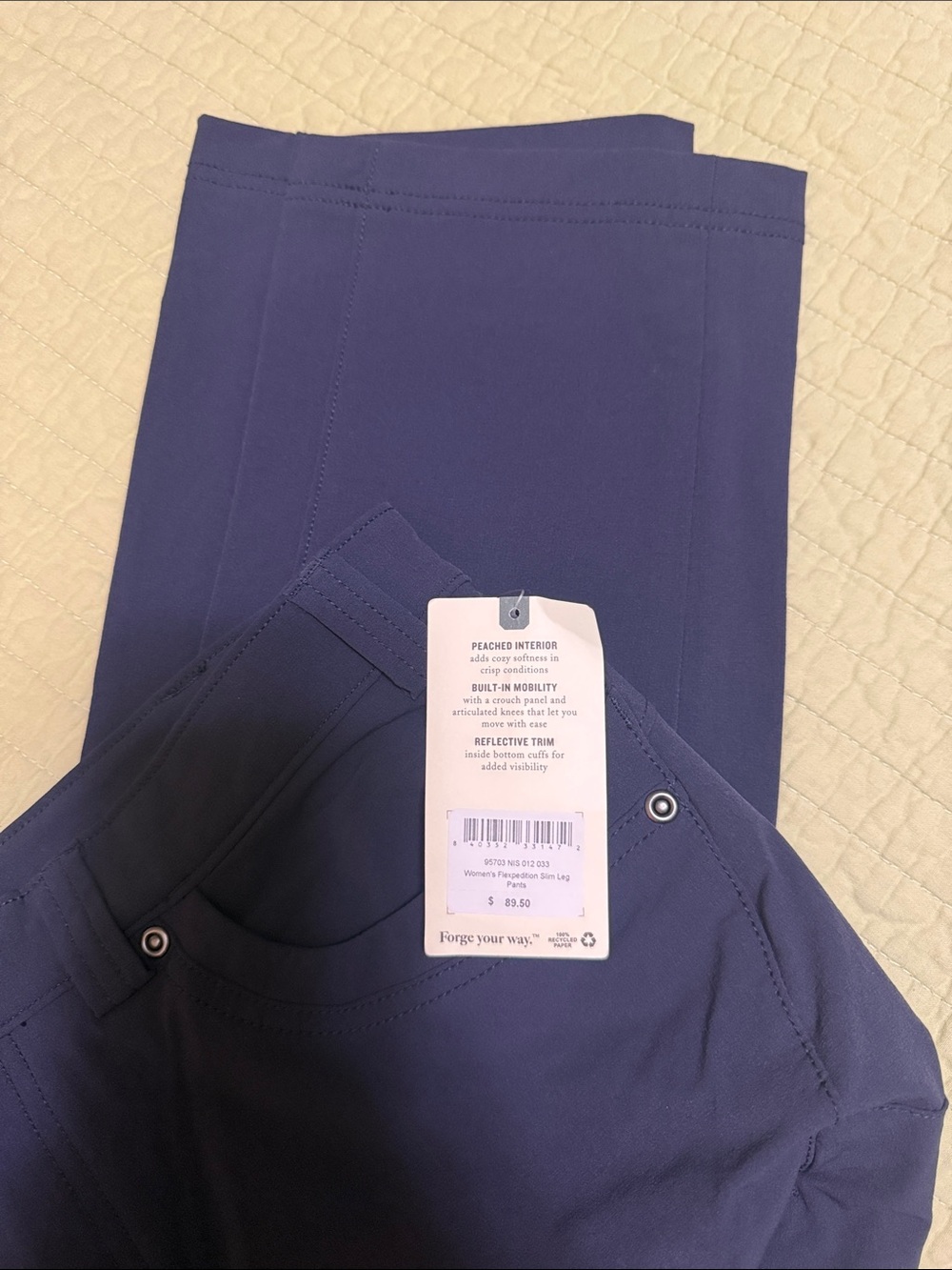 Navy Blue Performance Leggings